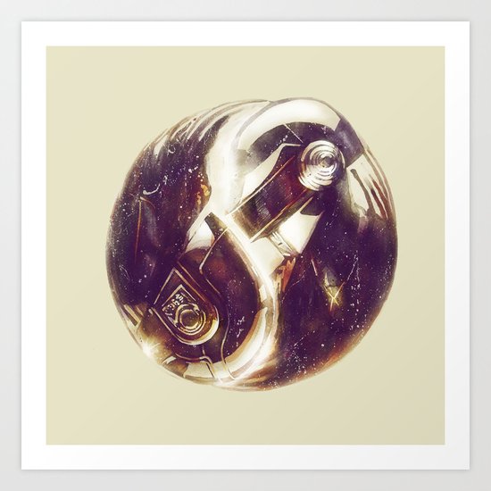 The Tao of Daft Punk Art Print