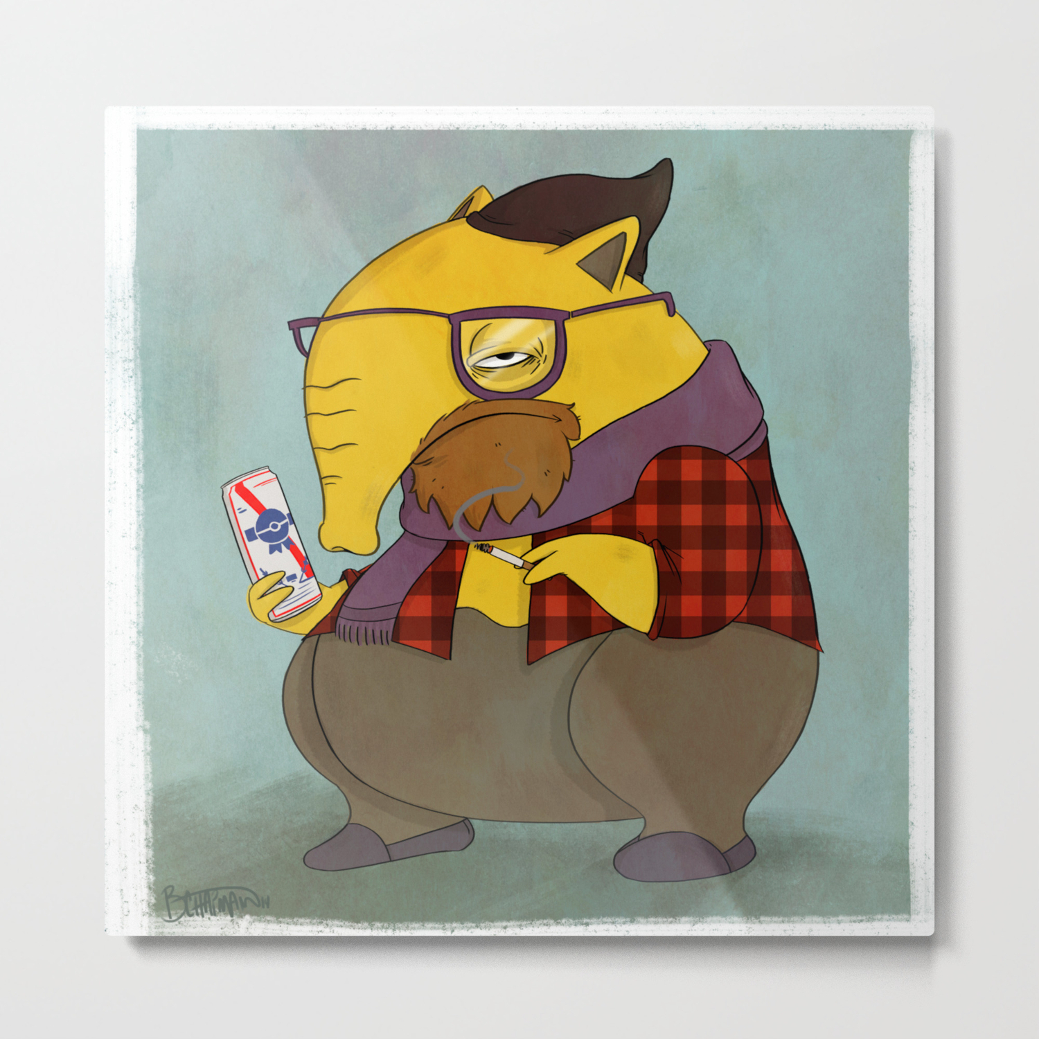 Pokebros Caught Em All Before It Was Cool Metal Print By Brandonchapman Society6
