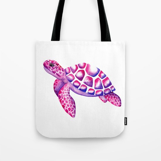 Watercolour Sea Turtle Tote Bag