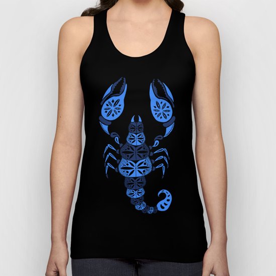 Blue Scorpion Unisex Tank Top