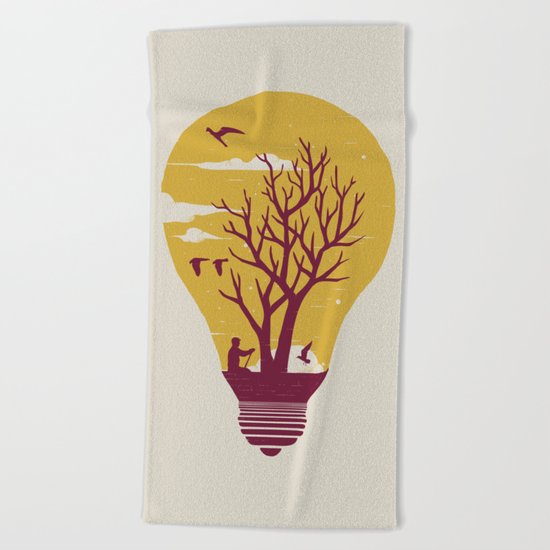 Unwind Beach Towel