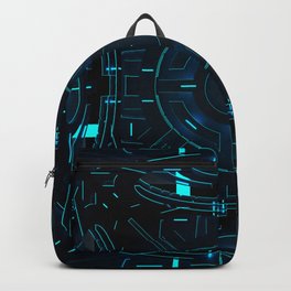 Three-dimensional constructive light cube. Decorative panel. Backpack
