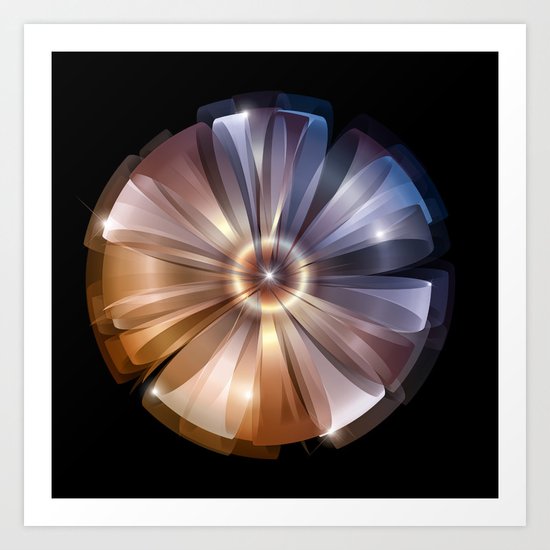 AROUND THE SUN Art Print