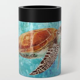 Turtle Swimming Can Cooler