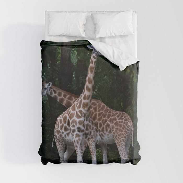 giraffes Duvet Cover