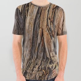 Tree Trunk Textures I - Utah All Over Graphic Tee