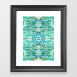 Water and Light Reflections Framed Art Print