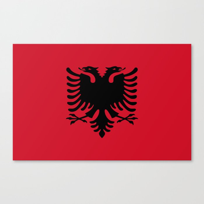 flag of Albania Canvas Print
