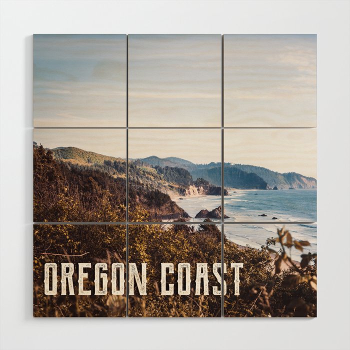 Oregon Coast Scenic Overlook | Travel Photography Wood Wall Art