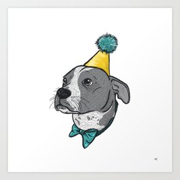 Party Pupper Art Print