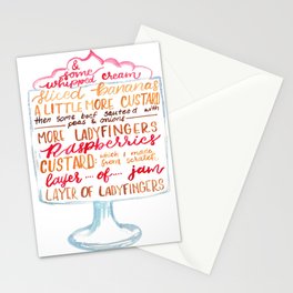 Traditional English Trifle Stationery Cards