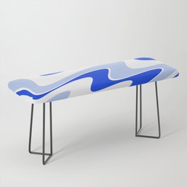 Abstract pattern - blue. Bench