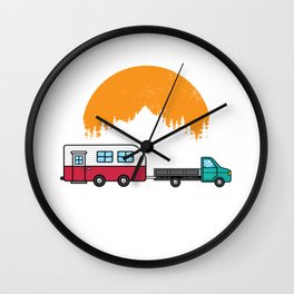 I'm Sexy and I Tow It Men's Funny Tow Truck Driver Pun Cool Wall Clock
