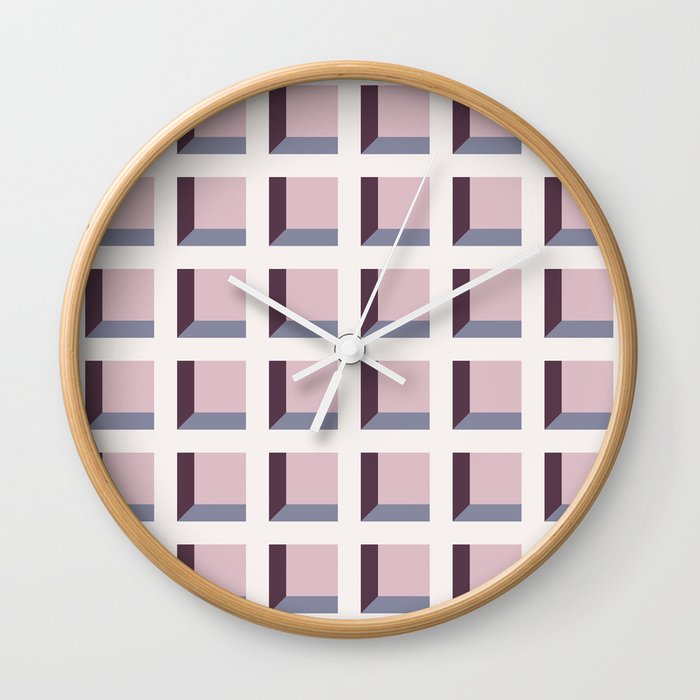 Minimalist 3D Pattern VIII Wall Clock