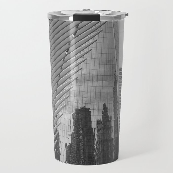 World Trade Center: Concrete Jungle | New York City, Black and White Film Photography Travel Mug