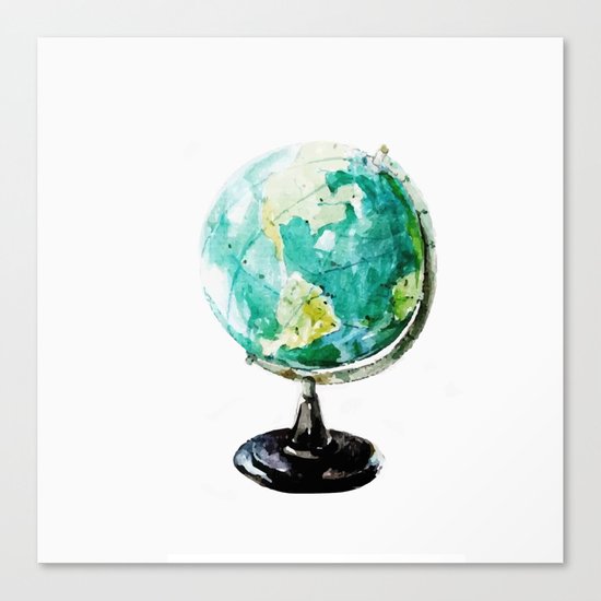 Globe Canvas Print