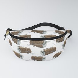 Champagne Cork Polka Dot Pattern Fanny Pack | Used, Stopper, Alcohol, Wire, Shiny, Graphicdesign, Cork, Brown, Champagne, Celebrate 