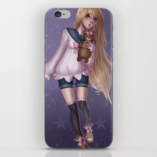 Teddy Girl iPhone & iPod Skin