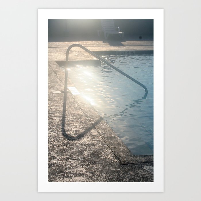 Sunlight in the Pool Art Print