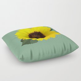 Simple Sunflower Floor Pillow