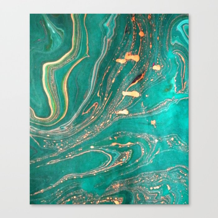 Ocean Gold Canvas Print