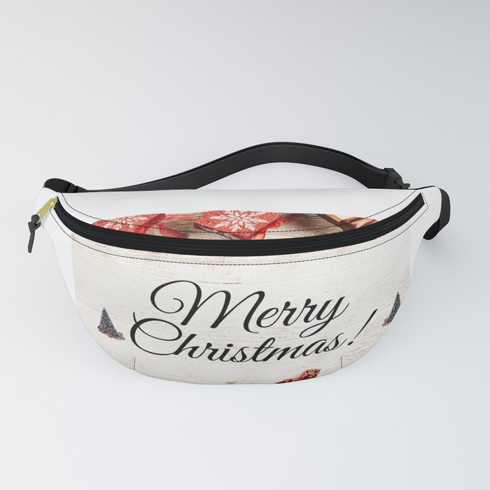 Merry Christmas card. Fanny Pack