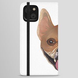 Smiling Bulldog iPhone Wallet Case