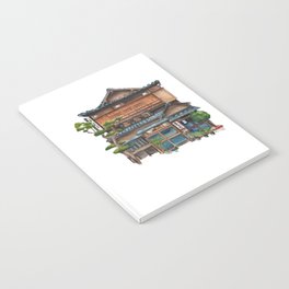 Watercolor - Japanese sushi restaurant  Notebook