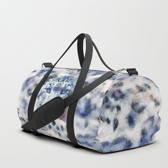 Snow Leopard Duffle Bag