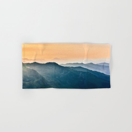 Early Morning Mountains Hand & Bath Towel