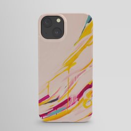 Miss Marmalade Rose - Abstract painting by Jen Sievers iPhone Case
