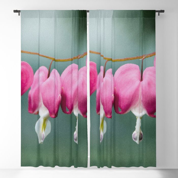Be Still My Bleeding Heart Stained Glass Illustration Blackout Curtain