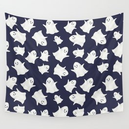 Halloween Ghosts Pattern Wall Tapestry