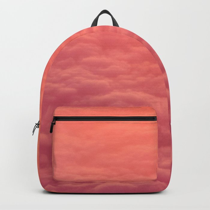 Magical Pink Orange Ombre Grant Colorful Clouds Pastel Cotton Magical Pink Orange Ombre Grant Colorful Clouds Pastel Cotton Candy Texture Backpack