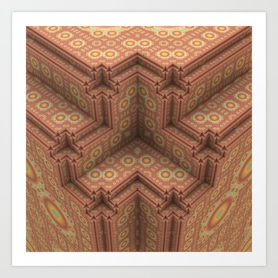 Cornered Art Print