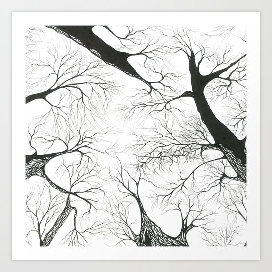 Galhos Art Print