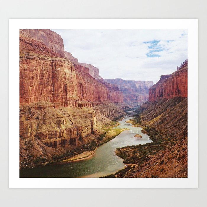 Colorado River view from Nankoweap Art Print