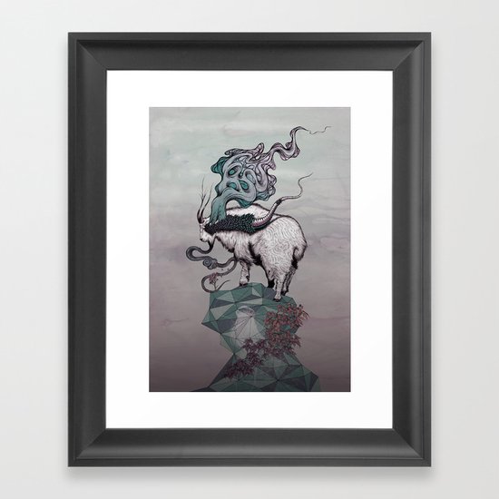 Seeking New Heights Framed Art Print