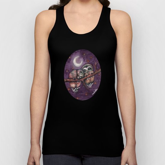 Owls in love II Unisex Tank Top