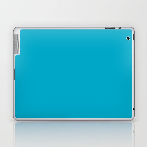 True Turquoise Laptop & iPad Skin