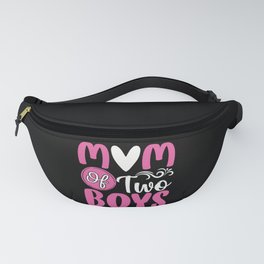 Mom Of Two Boys Fanny Pack