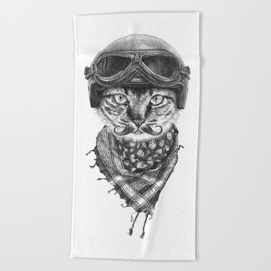 Don't Pussy Me Beach Towel