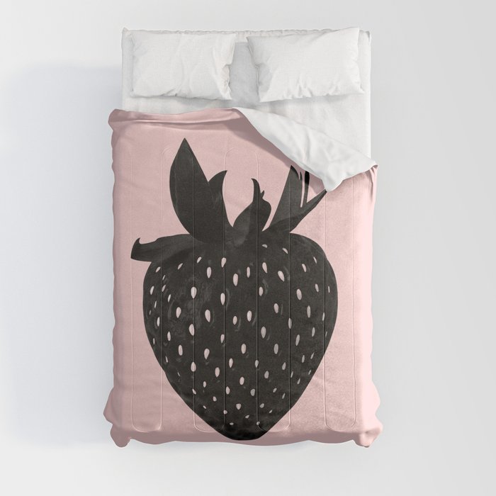 Black Strawberry Comforter