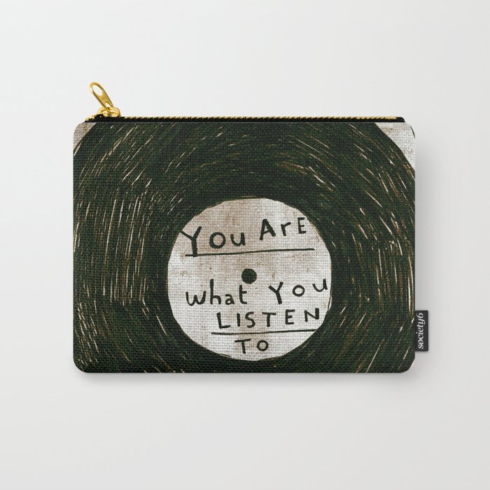 you are what you listen to, GRUNGE Carry-All Pouch