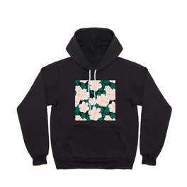 Cosmos Flowers Green and Peachy Hoody