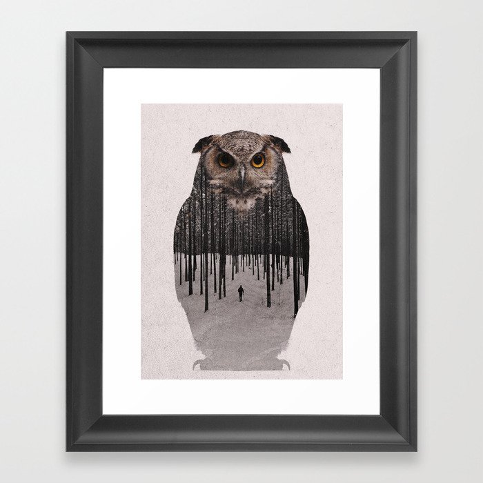 Into The Woods Framed Art Print