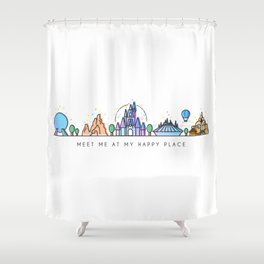 Epcot Shower Curtains Society6
