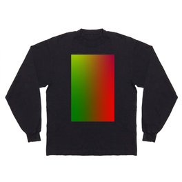 6  Rainbow Gradient Colour Palette 220506 Aura Ombre Valourine Digital Minimalist Art Long Sleeve T-shirt