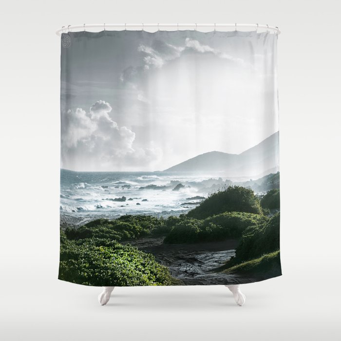 Sandy Beach, Hawaii Shower Curtain