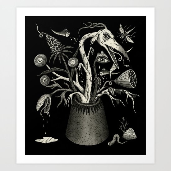 Fierce Bouquet Art Print